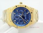 Fake Audemars Piguet Royal Oak Perpetual Calendar Watch Yellow Gold Blue